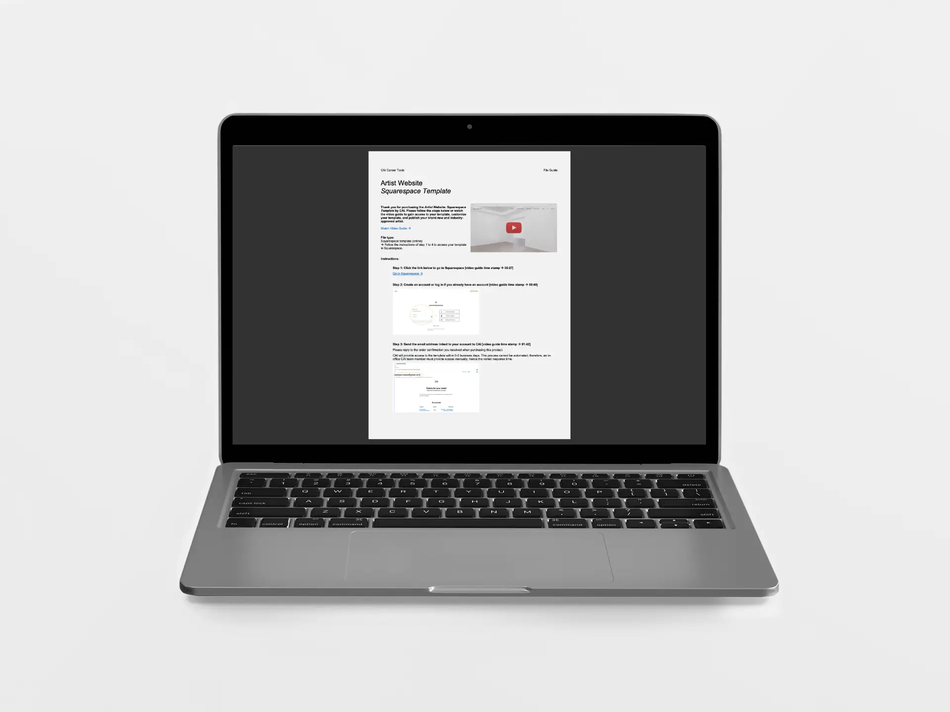 Artist Website: Squarespace Template (Save 40%) - Image 3