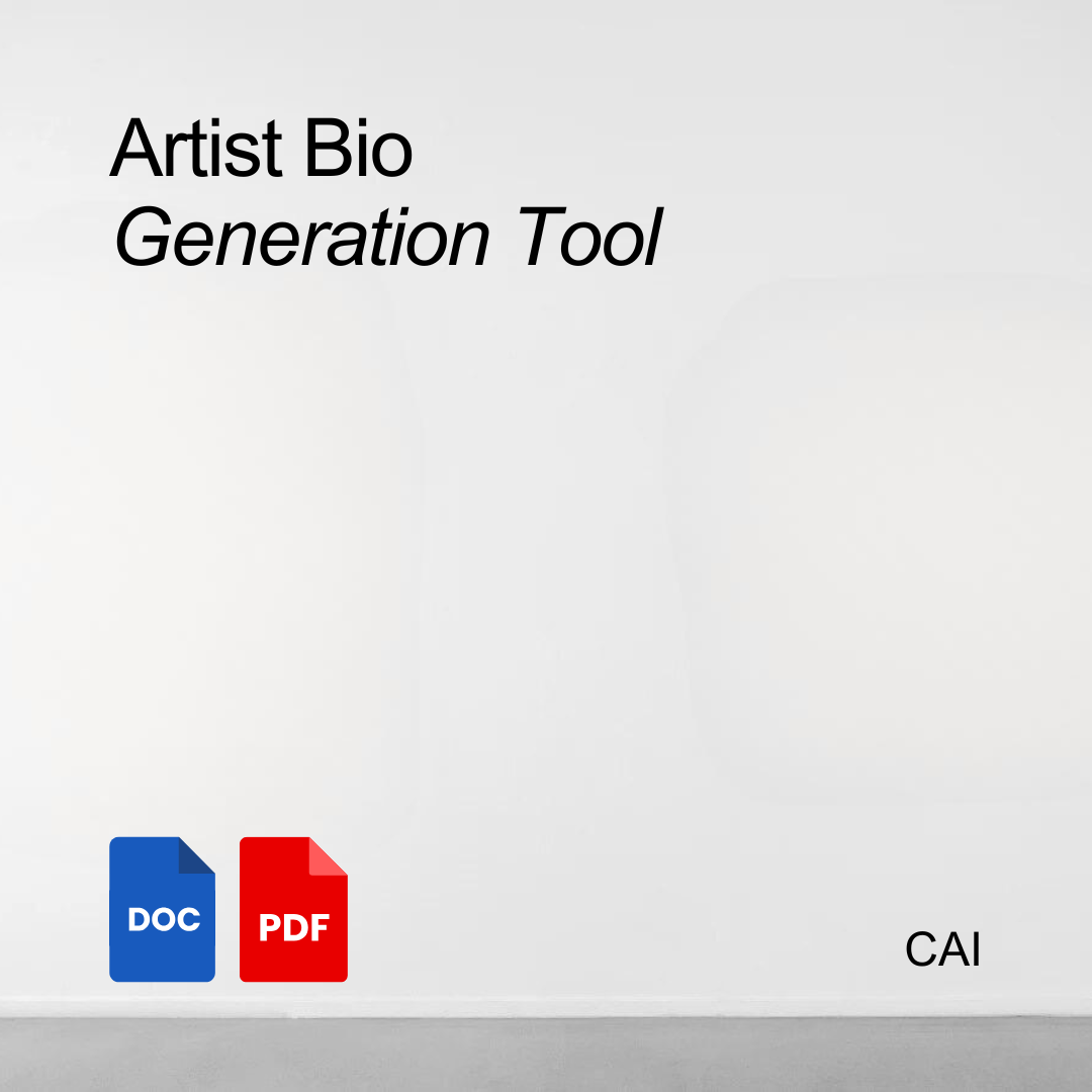 Artist Biography: Generation Tool