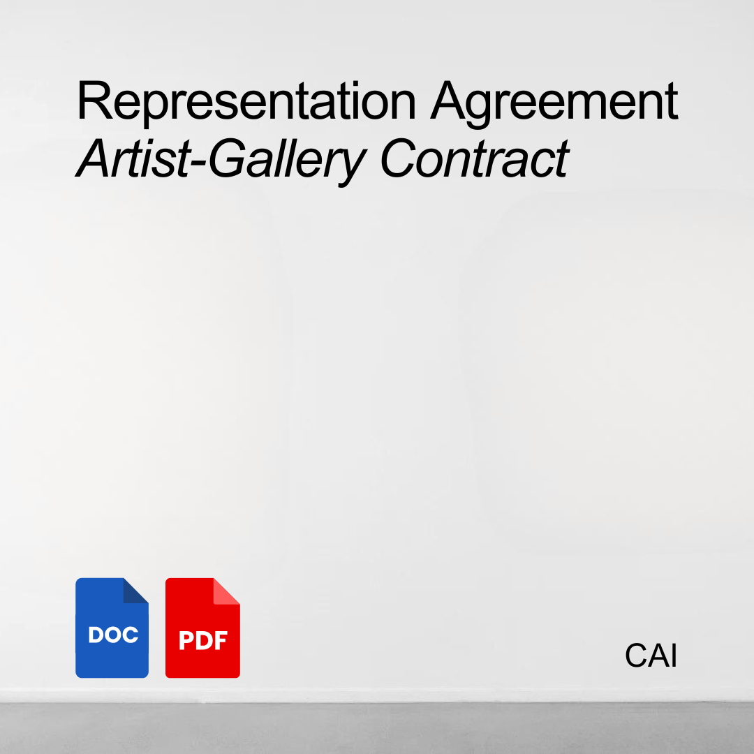 Representation Agreement: Artist-Gallery Contract