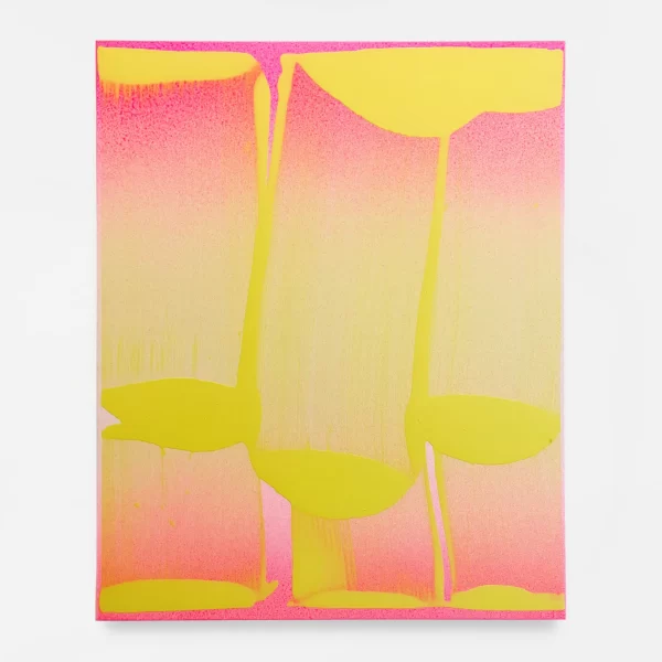 Aron Barath, Untitled (Pink & Yellow), 2025