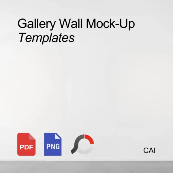 Gallery Wall Mock-Up Templates