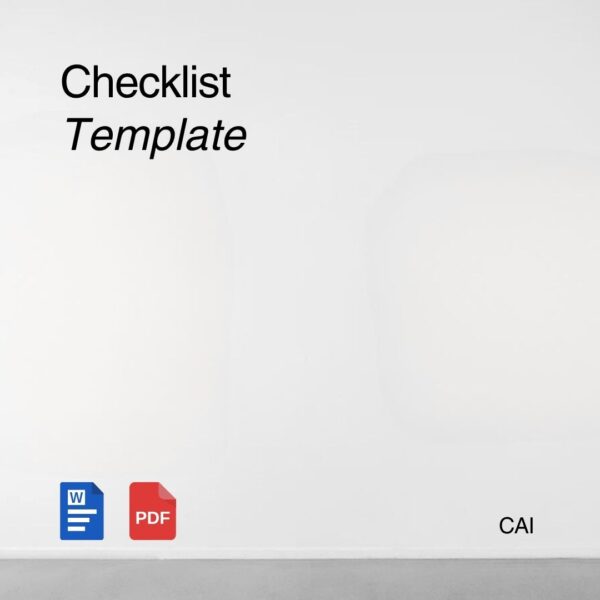 Checklist Template
